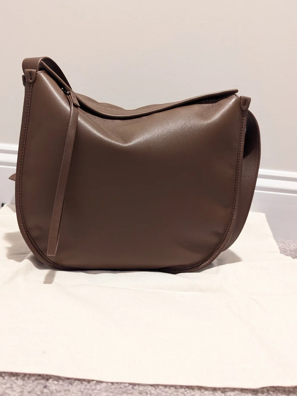 Brown Leather Messenger Bag